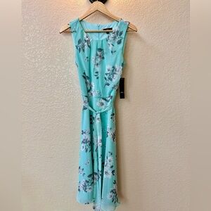 Blue/Green midi dress